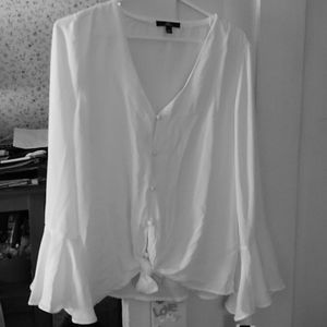 NWT White long sleeve blouse